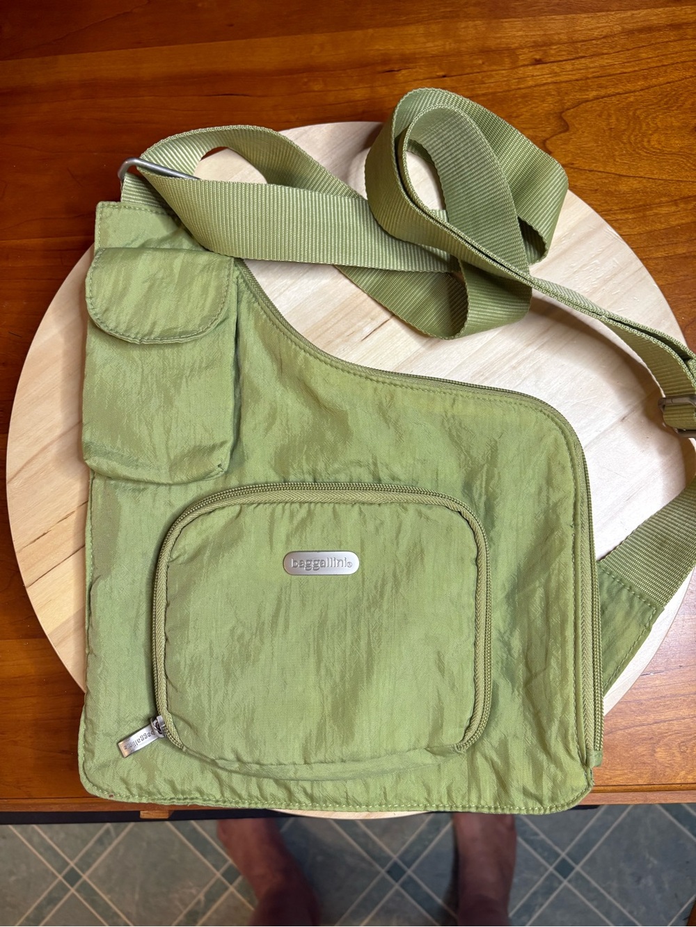 Baggallini Light Green Crossbody Bag
